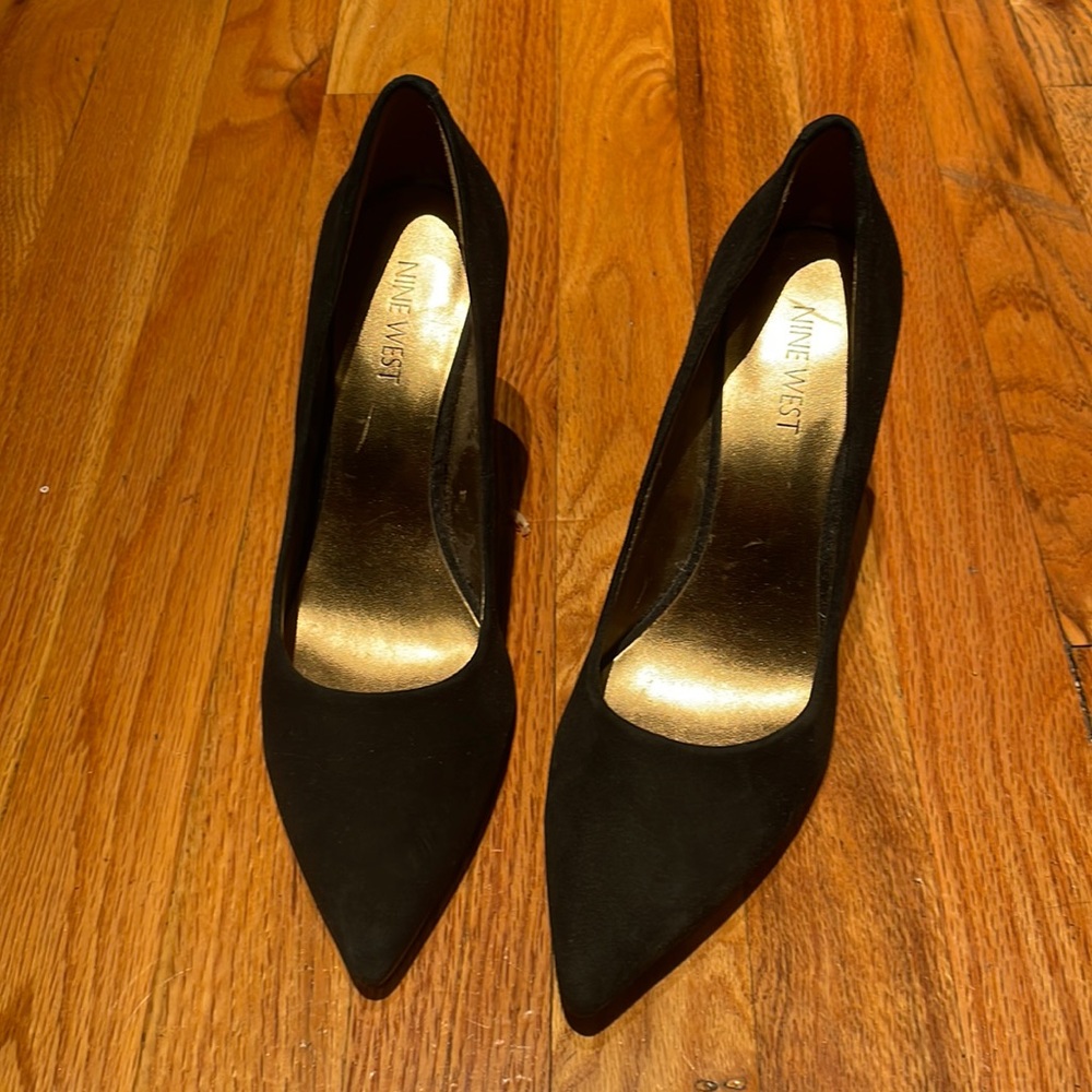 Black Suede heels